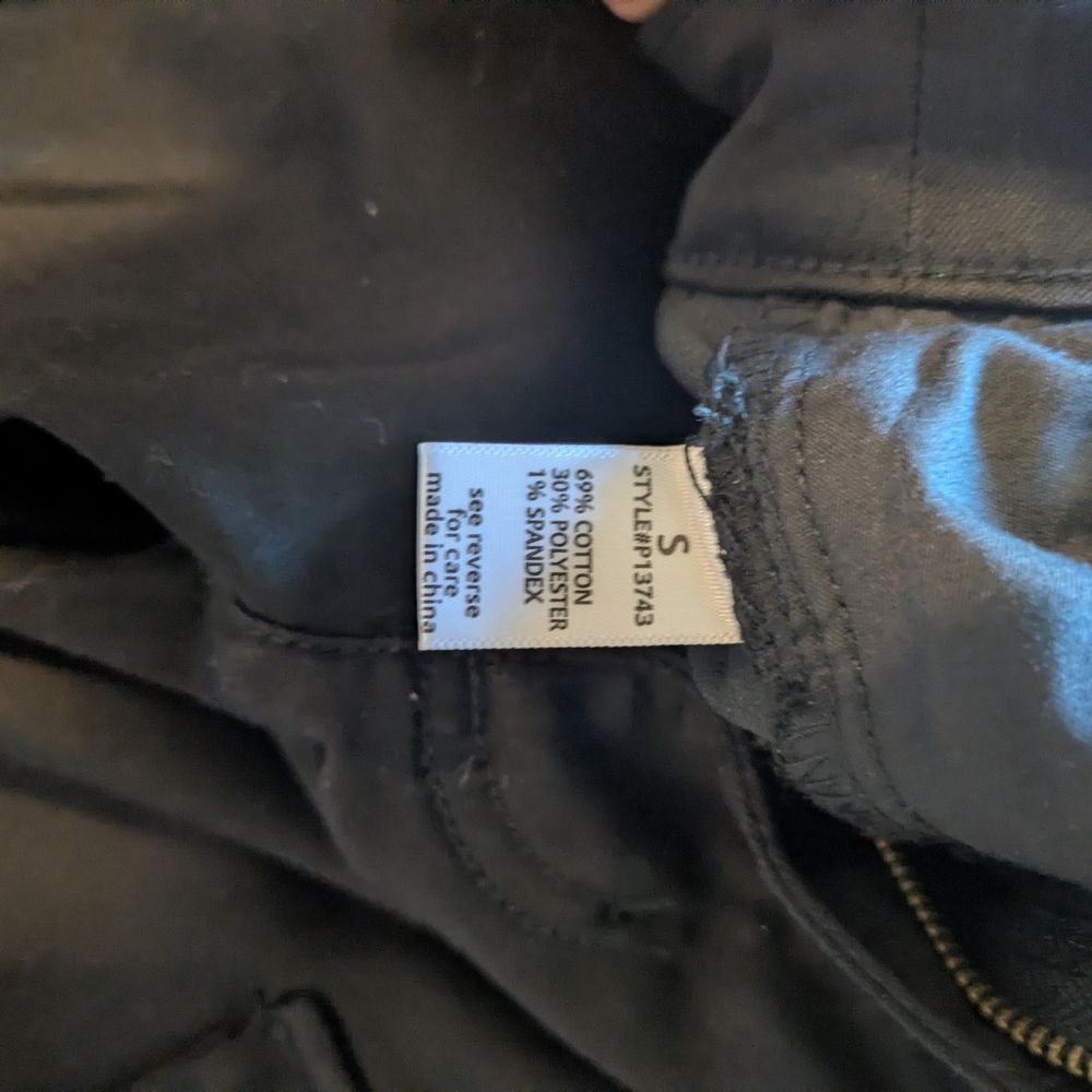 Active USA Black Cargo Women Jeans - Picture 4 of 7